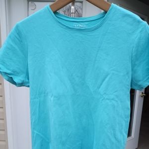 L.L. Bean Light Turquoise Tee Size Small